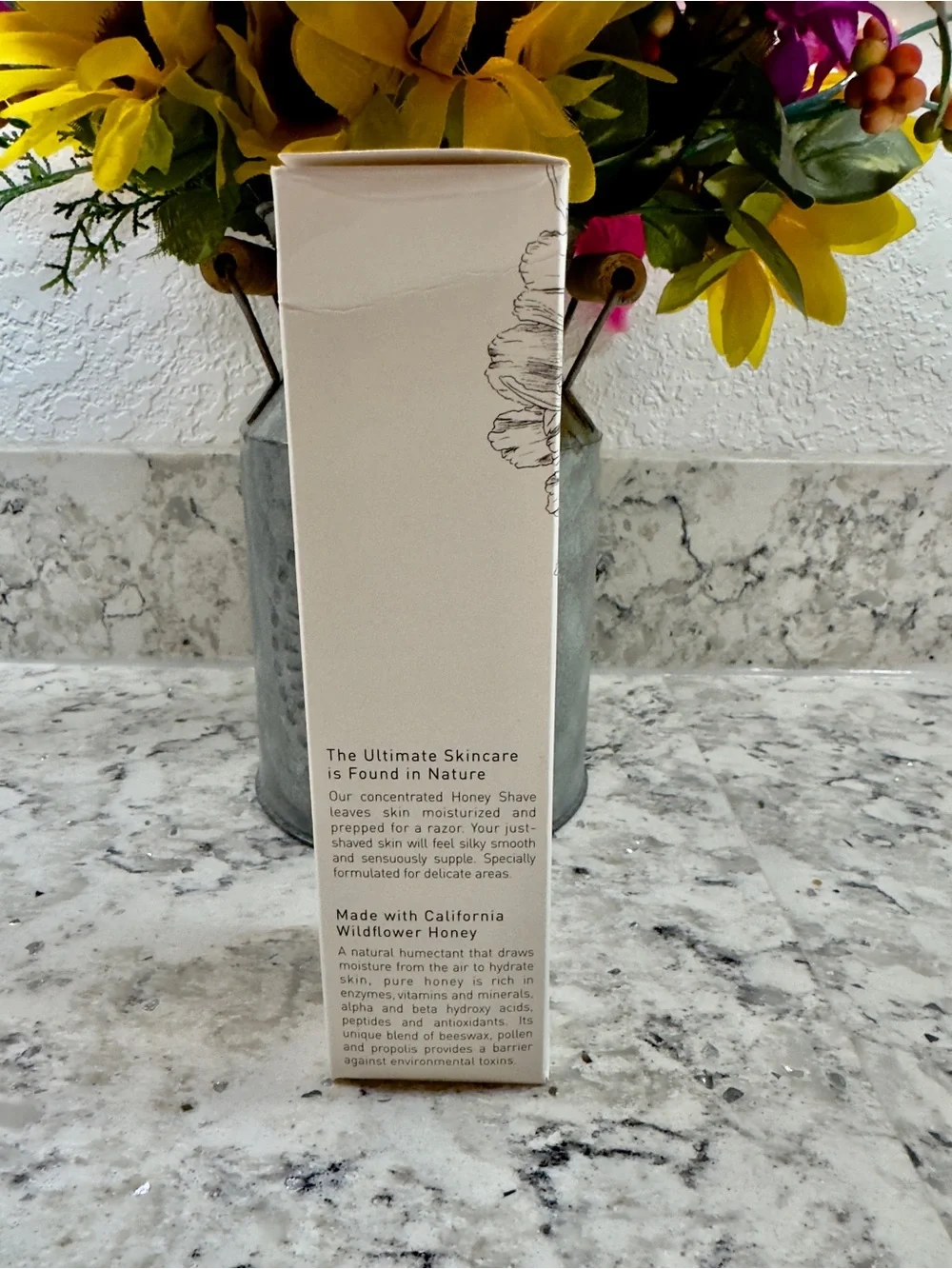 Marin Bee Honey Shave Moisture Rich Concentrate Shave Cream